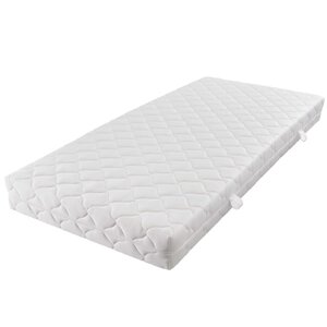 vidaXL Matelas avec housse lavable 200 x 140 x 17 cm H3