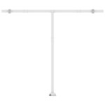 vidaXL Auvent automatique sur pied 350x250 cm Bleu/Blanc