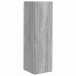 vidaXL Meuble TV mural Gris Sonoma 30 x 31 x 100 cm Bois d'ingénierie