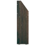 vidaXL Porte-revue pour enfants Chêne fumé 71x30x114cm Bois ingénierie