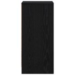 vidaXL Buffet chêne noir 29 5x34x76 cm bois d'ingénierie