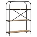 vidaXL Étagère chêne artisanal 80 x 30 x 109 cm Bois d'ingénierie