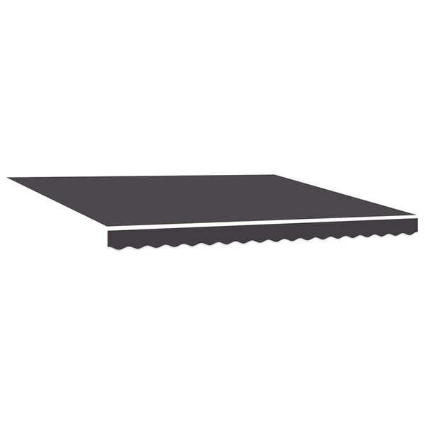 vidaXL Auvent Rétractable Anthracite 400 × 300 cm Tissu  Métal