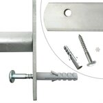 vidaXL Grilles réglables de sécurité de fenêtres 2 Pièces 1000-1500 mm