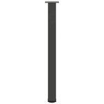 vidaXL Pieds de table de bar 4 pièces Anthracite 100-102 cm Acier