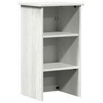 vidaXL Ensemble de mobilier de salle de bain 2 Pièces Marron et blanc
