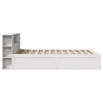 vidaXL Cadre de lit sans matelas blanc 160x200 cm bois de pin massif
