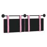 vidaXL Tête de lit suspendue Rose Tissu