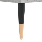 vidaXL Meuble TV gris béton 104x35x50 cm bois d'ingénierie