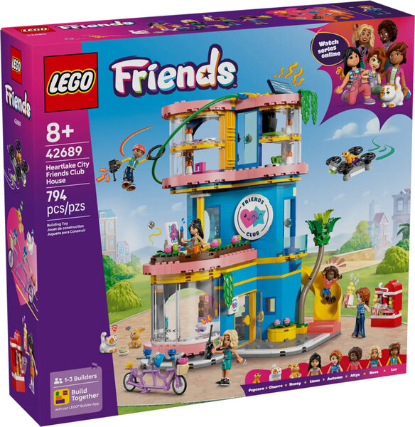 LEGO Friends Club-house de Heartlake City 42689  794 pièces dès 8 ans