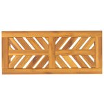 vidaXL Banc de jardin 80 cm bois massif d'acacia