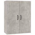 vidaXL Buffet gris béton 69 5x32 5x180 cm bois d'ingénierie