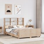 vidaXL Cadre de lit sans matelas 140x200 cm bois massif de pin