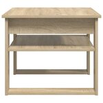 vidaXL Table basse Chêne Sonoma 64 x 54 x 44 cm Bois d'ingénierie