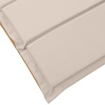 vidaXL Chaise longue 2 Pièces Blanc 184 x 55 x 64cm Bois d'acacia massif