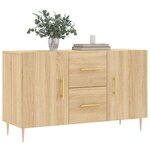 vidaXL Buffet chêne sonoma 100x36x60 cm bois d'ingénierie