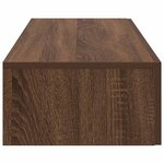 vidaXL Étagère murale avec tiroirs chêne marron bois d'ingénierie
