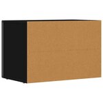 vidaXL Meuble TV Noir 60 x 35 x 40 cm Bois d'ingénierie