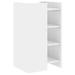 vidaXL Buffet blanc 45x35x75 cm bois d'ingénierie