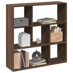 vidaXL Étagère séparatrice de pièce chêne marron 102x29x103 5 cm