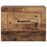 vidaXL Table basse Bois ancien 49 x 50 x 37 cm Bois d'ingénierie