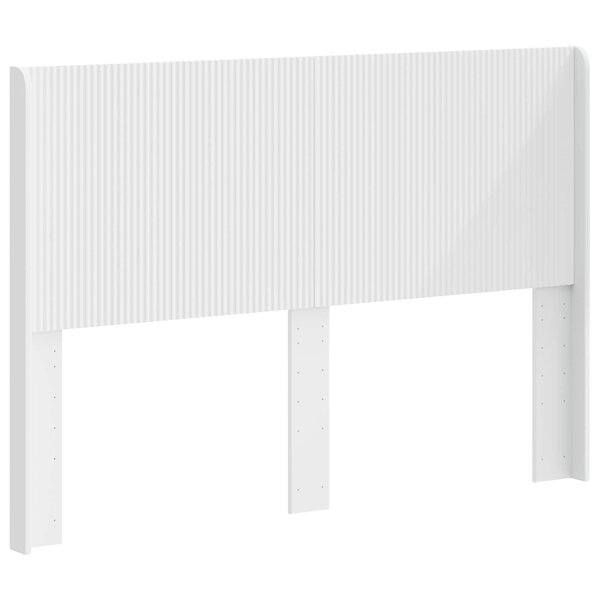 vidaXL Tête de lit Blanc Bois d'ingénierie