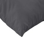 vidaXL Coussins de palette lot de 3 anthracite tissu oxford