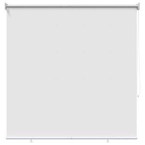 vidaXL Store roulant extérieur protection UV Blanc Polyester
