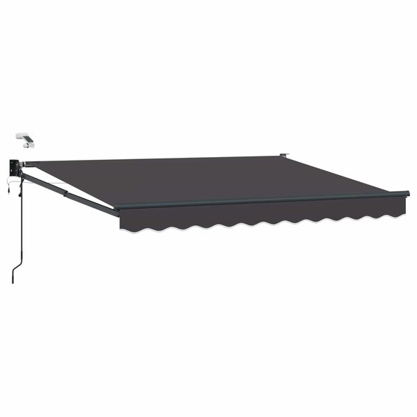 vidaXL Auvent rétractable électrique Anthracite 3 x 2 m