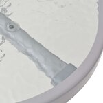 vidaXL Ensemble à manger d'extérieur 8 Pièces Acier et textilène Gris