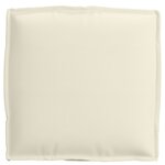 vidaXL Coussins de palette pour siège 2 Pièces Crème 40x40x8 cm Tissu Oxford