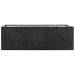 vidaXL Table console Noir 110x35x76 cm Bois d'acacia et de manguier