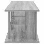 vidaXL Support de télévision Gris Sonoma 96 x 35 x 33 5 cm