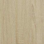 vidaXL Cadre de lit sans matelas chêne sonoma 150x200 cm