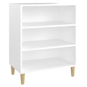 vidaXL Buffet blanc 57x35x70 cm bois d’ingénierie