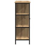 vidaXL Buffet chêne artisanal 70 x 30 x 80 cm Bois d'ingénierie