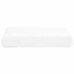 vidaXL Coussin de sommeil Uni Blanc 50 x 30 x 10 5 cm