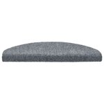 vidaXL Tapis autoadhésifs de marches 5 Pièces Gris clair 65x21x4 cm