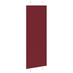 vidaXL Store plissé rouge bordeaux 80x200 cm largeur du tissu 79 4 cm