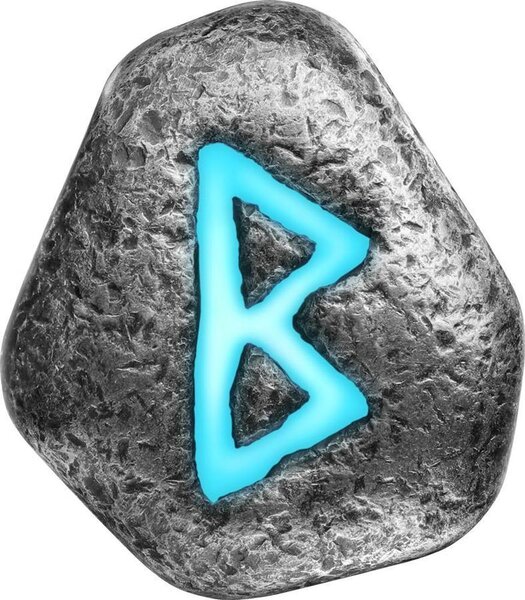 Monnaie BERKANAN Cast Rune 1 Oz Lingot Argent 2025