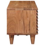 vidaXL Meuble TV avec stockage avec porte Naturel 105 x 30 x 35 cm