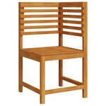 Ensemble de banc de jardin 5 pièces en bois d'acacia vidaXL