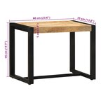 vidaXL Banc 60x35x45 cm bois massif de manguier