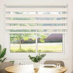 vidaXL Store zèbre beige marbré largeur du tissu 150 9 cm polyester