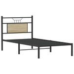 vidaXL Cadre de lit sans matelas chêne sonoma 80x200 cm