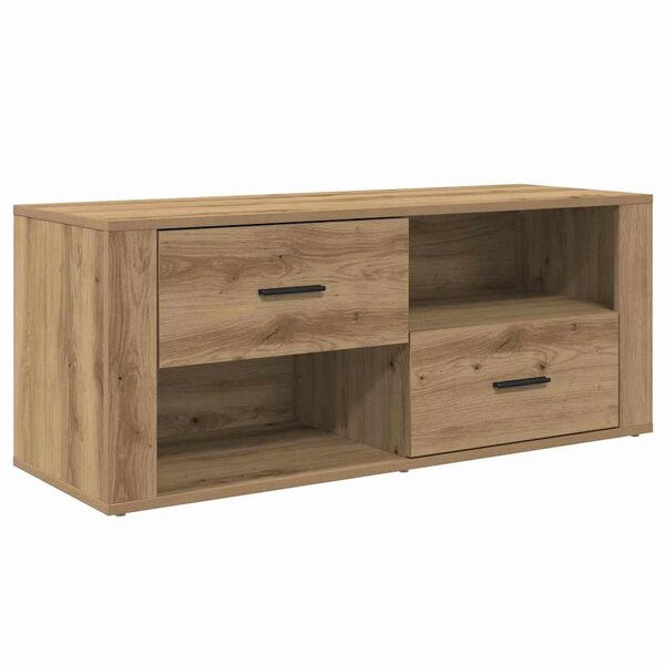 vidaXL Meuble TV Chêne artisanal 100 x 35 x 40 cm Bois d'ingénierie