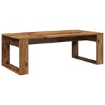 vidaXL Table basse vieux bois 102x50x35 cm bois d'ingénierie