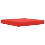 vidaXL Coussin de canapé d'extérieur 3 Pièces Rouge Polyester