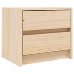 vidaXL Table de chevet 40x31x35 5 cm bois de pin massif