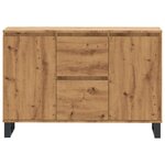 vidaXL Buffet chêne artisanal 104x35x70 cm bois d'ingénierie